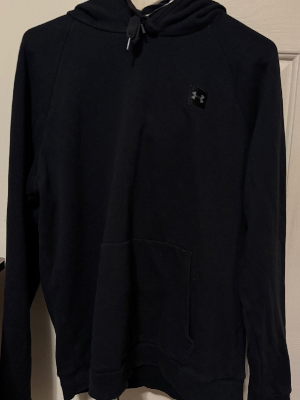 Under Armour Black Hoodie with Logo Tag